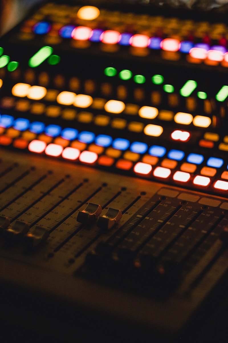 Photo by Sašo Tušar shallow focus photography of audio mixer
